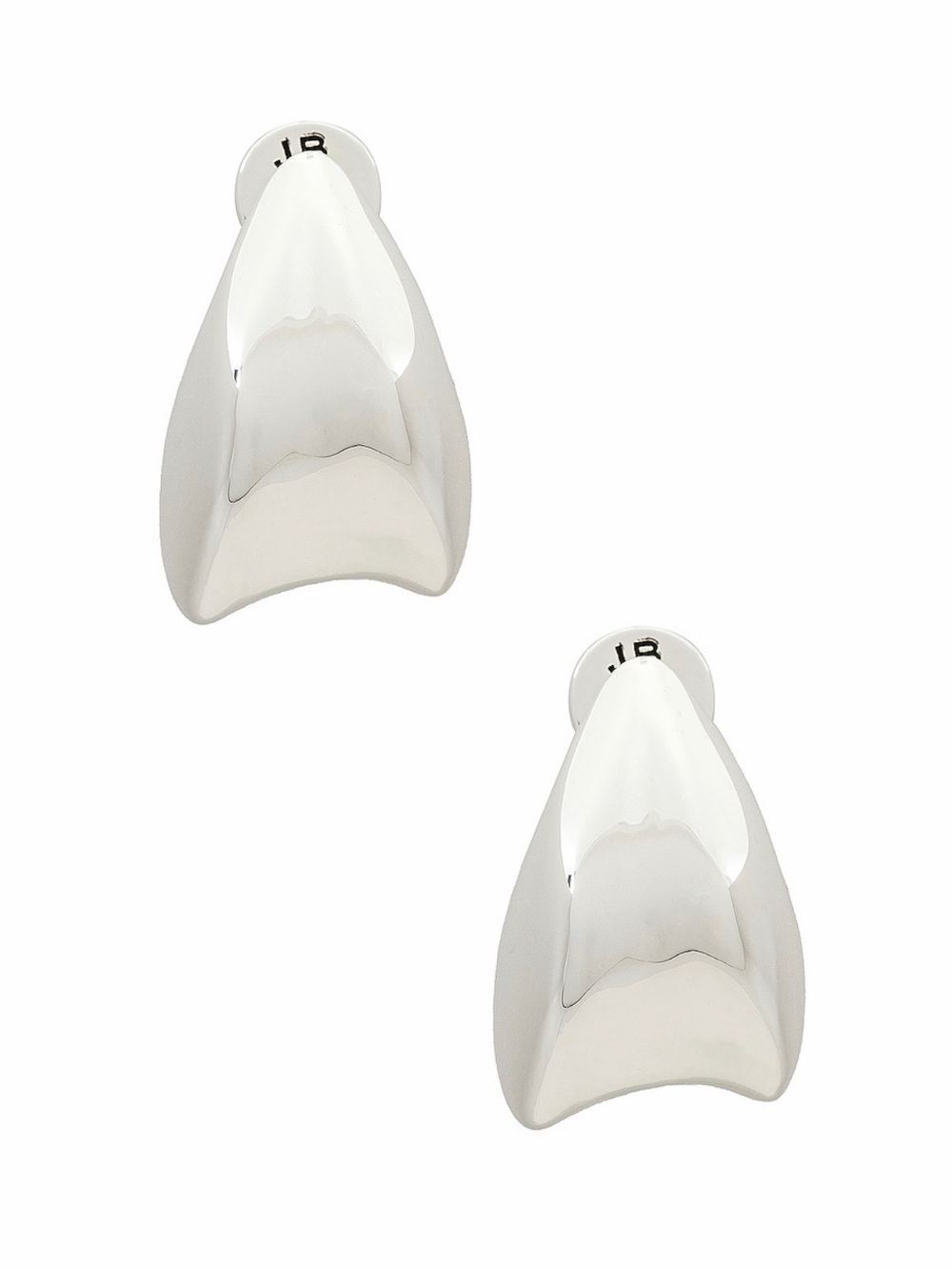NOUVEAUX PUFF EARRINGS IN SILVER Jenny Bird Earrings Silver - Picture 3 of 7